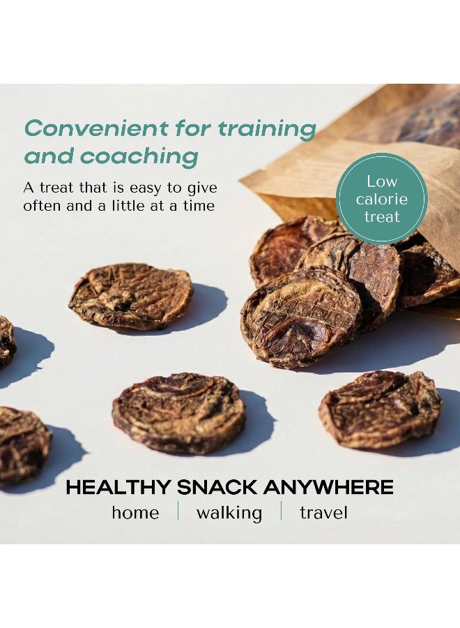 O2Pets Dog and Puppy Lamb Slice Hypoallergenic Treats – 100% Lamb Single Ingredient Snack – Healthy Choice for Sensitive Digestion, Food Sensitivities & Skin Support, High-Value Training Reward 70g - Image 2